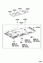 ROOF HEADLINING & SILENCER PAD 1